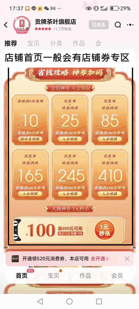 天猫双十一攻略9