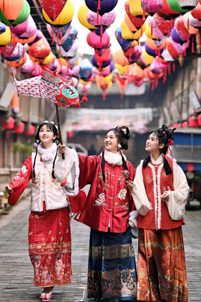 中国春节-汉服